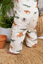 Load image into Gallery viewer, Savannah Collar & Button Baby Playsuit Romper (Organic Muslin)