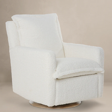 Load image into Gallery viewer, FLYNN – GLIDING SWIVEL NURSERY RECLINER - SHEEPSKIN CLOUD