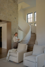 Load image into Gallery viewer, FLYNN – GLIDING SWIVEL NURSERY RECLINER - HIGH PERFORMANCE BASKET SAND