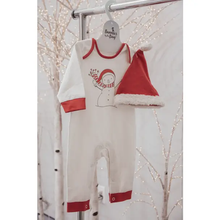 Load image into Gallery viewer, Bunnies by the bay certified organic flurry romper and hat