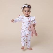 Load image into Gallery viewer, Snuggle Honey Pony pals organic grow suit 6-1 2 months