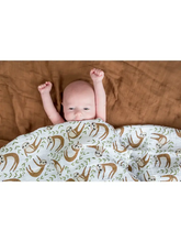 Load image into Gallery viewer, Classic Muslin Swaddle - Sloth