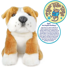 Load image into Gallery viewer, Egan the English Bulldog | 9 Inch Stuffed Animal Plush | By