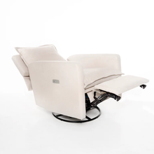 Load image into Gallery viewer, FLYNN – GLIDING SWIVEL NURSERY RECLINER - HIGH PERFORMANCE BASKET SAND