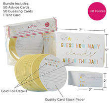 Load image into Gallery viewer, Twinkle Twinkle Advice Card & Baby Shower Game (Set of 50)