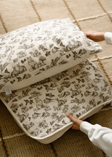 Load image into Gallery viewer, 'WOODLAND' NURSERY - PREMIUM MUSLIN CRIB QUILT & SHAM SET