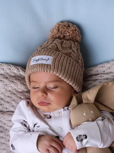 Load image into Gallery viewer, Hazelnut Organic Knit Beanie