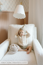 Load image into Gallery viewer, FLYNN – GLIDING SWIVEL NURSERY RECLINER - SHEEPSKIN CLOUD