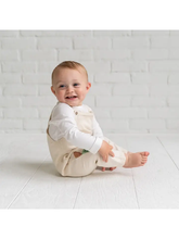 Load image into Gallery viewer, Dino Jacquard Knit Baby Overall Set (Organic Cotton)
