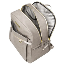 Load image into Gallery viewer, 2-in-1 Provisions Backpack in Matte Grey Leatherette