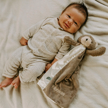 Load image into Gallery viewer, Bunnies by the Bay Cubby Bear Buddy Blanket