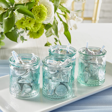 Load image into Gallery viewer, Vintage Blue Glass Tea Light Holder (Set of 8)