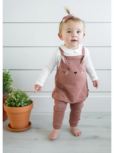 Load image into Gallery viewer, Bunny Ruffle Baby Girl Tunic Knit Dress Set (Organic)