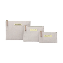 Load image into Gallery viewer, ORGANIZER TRIO - GREY MATTE CABLE STITCH