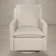 Load image into Gallery viewer, FLYNN – GLIDING SWIVEL NURSERY RECLINER - HIGH PERFORMANCE BASKET SAND