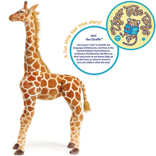 Load image into Gallery viewer, Jani The Savannah Giraffe | 52 Inch Stuffed Animal Plush