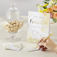 Load image into Gallery viewer, Elephant Baby Shower Advice Card & Baby Shower Game (Set of 50)