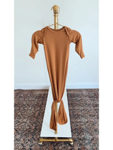 Load image into Gallery viewer, Gown and Hat Set - Baby Clothes - Crew Newborn-3 months (Camel