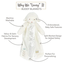 Load image into Gallery viewer, Bunnies by the bay kiddo lamb buddy blanket