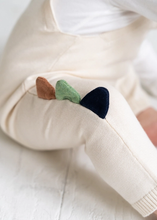 Load image into Gallery viewer, Dino Jacquard Knit Baby Overall Set (Organic Cotton)