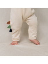 Load image into Gallery viewer, Dino Jacquard Knit Baby Overall Set (Organic Cotton)