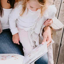 Load image into Gallery viewer, Bunnies by the bay kiddo lamb buddy blanket