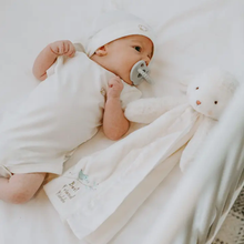 Load image into Gallery viewer, Bunnies by the bay kiddo lamb buddy blanket