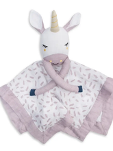 Load image into Gallery viewer, Cotton Muslin Lovie - Unicorn