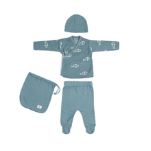 Load image into Gallery viewer, Newborn pack fish jeans