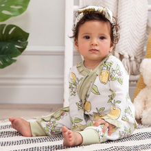 Load image into Gallery viewer, Apple Blossoms Zipper Romper