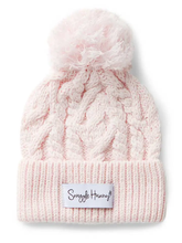 Load image into Gallery viewer, Blush Pink Organic Knit Beanie