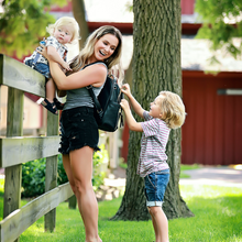 Load image into Gallery viewer, Itzy Ritzy Mini Black Diaper Back Pack