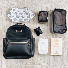 Load image into Gallery viewer, Itzy Ritzy Mini Black Diaper Back Pack