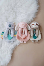 Load image into Gallery viewer, Itzy Lovey Bunny Plush with Silicone Teether Toy