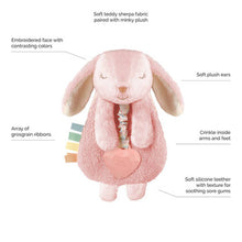 Load image into Gallery viewer, Itzy Lovey Bunny Plush with Silicone Teether Toy