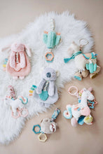 Load image into Gallery viewer, Itzy Lovey Bunny Plush with Silicone Teether Toy