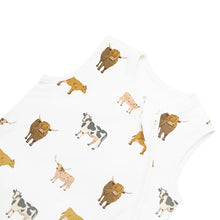 Load image into Gallery viewer, Kyte Baby Sleep Bag in Moo 1.0