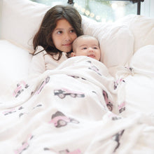 Load image into Gallery viewer, New Castle Pink Digger Swaddle