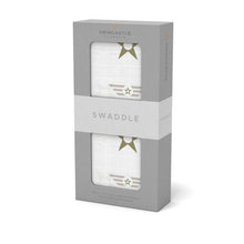 Load image into Gallery viewer, New Castle Star and Stripe Swaddle Blanket