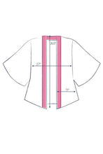 Load image into Gallery viewer, Trainigng Wisteria Kimono jacket-ice