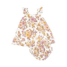 Load image into Gallery viewer, Anna May Floral Sundress & Diaper Cover
