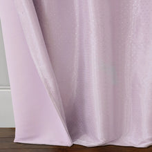 Load image into Gallery viewer, Aurora Kids Blackout Sheer Sparkle Overlay Curtain Panel (Lavender)
