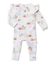 Load image into Gallery viewer, Snuggle Honey Pony pals organic grow suit 6-1 2 months
