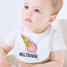 Load image into Gallery viewer, Having a meltdown Baby Bib
