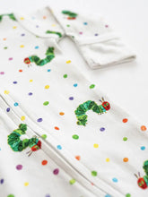 Load image into Gallery viewer, Caterpillar | Organic Zipper Footie

