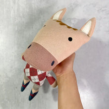 Load image into Gallery viewer, Jordan Horse Organic Cotton Knit Stuffed Animal Baby Toy
