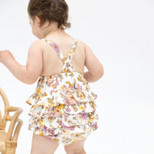 Load image into Gallery viewer, Anna May Floral Ruffle Sunsuit
