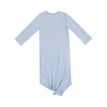 Load image into Gallery viewer, Solid Blue Fog Knotted Gown
