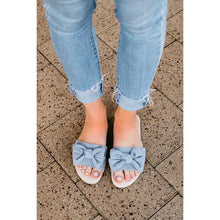 Load image into Gallery viewer, Blue Velvet Slippers
