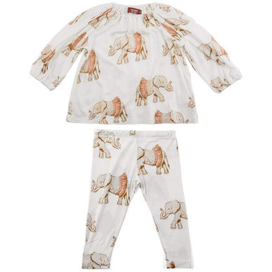 Milkbarn dress set tutu elephant (12-18 Months)